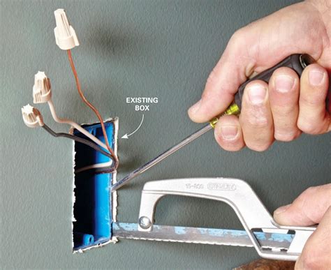 remove junction box|replacing electrical outlet box.